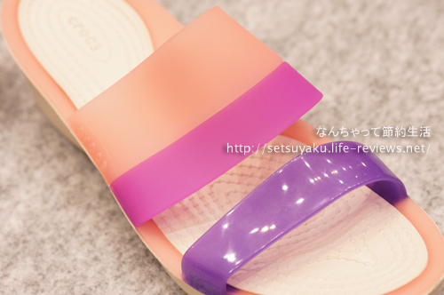 クロックスのカラーブロックウェッジColorblock Wedge W
