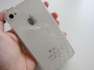 白iPhone用のケースiFrogz Soft Glossを買いました。